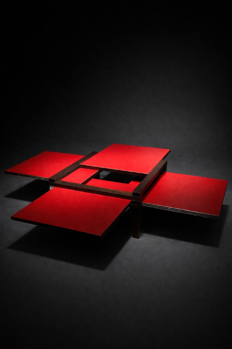 Table Basse Extensible et Modulable - Modele Hexa par Vuarnesson pour Bellato, France, 1980s