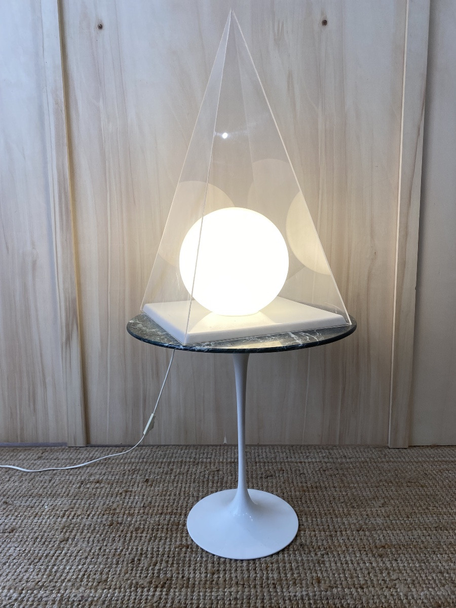 Pyramidal Lamp, 80's Design, Harco Loor -photo-2