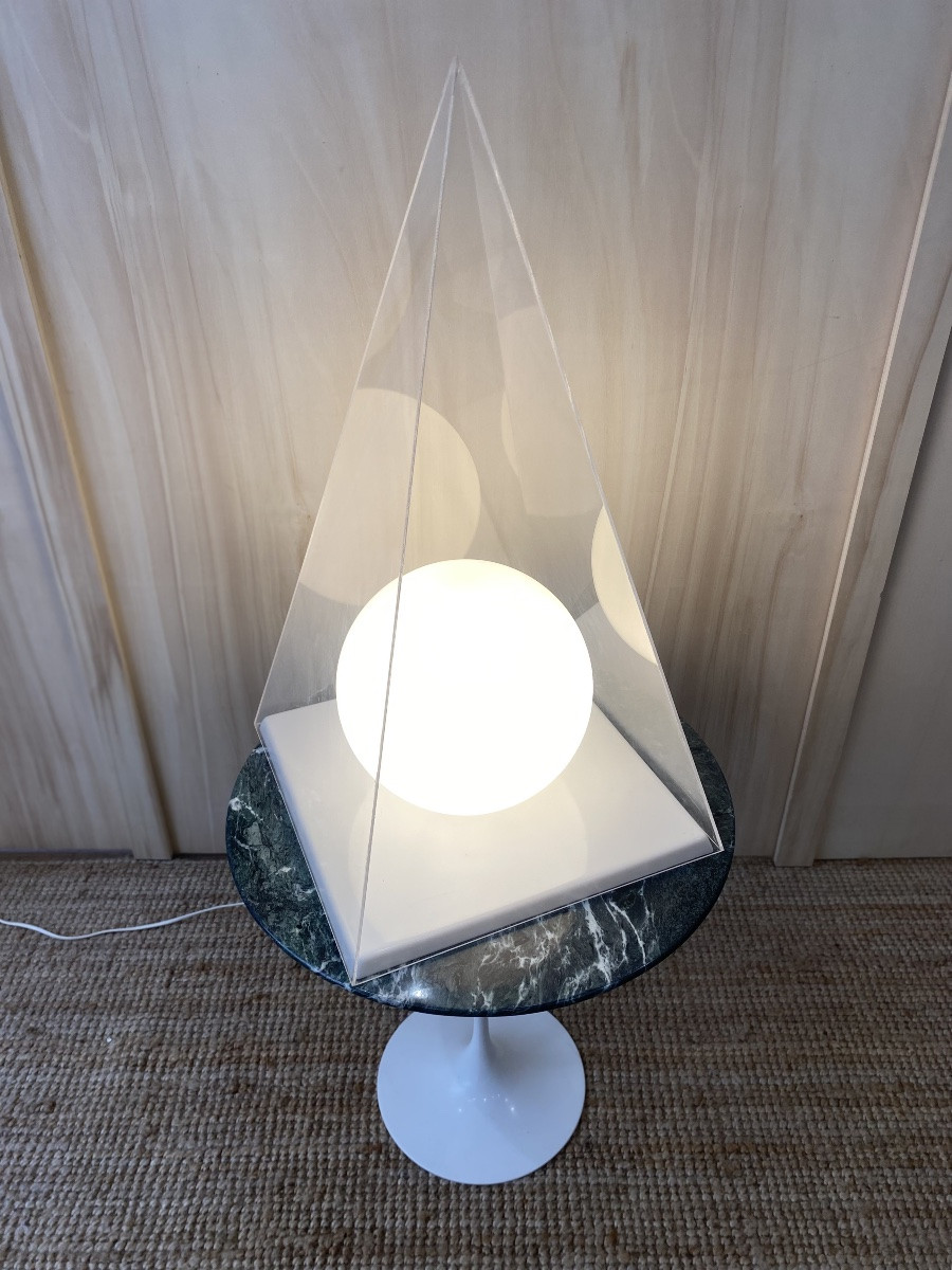 Pyramidal Lamp, 80's Design, Harco Loor -photo-1