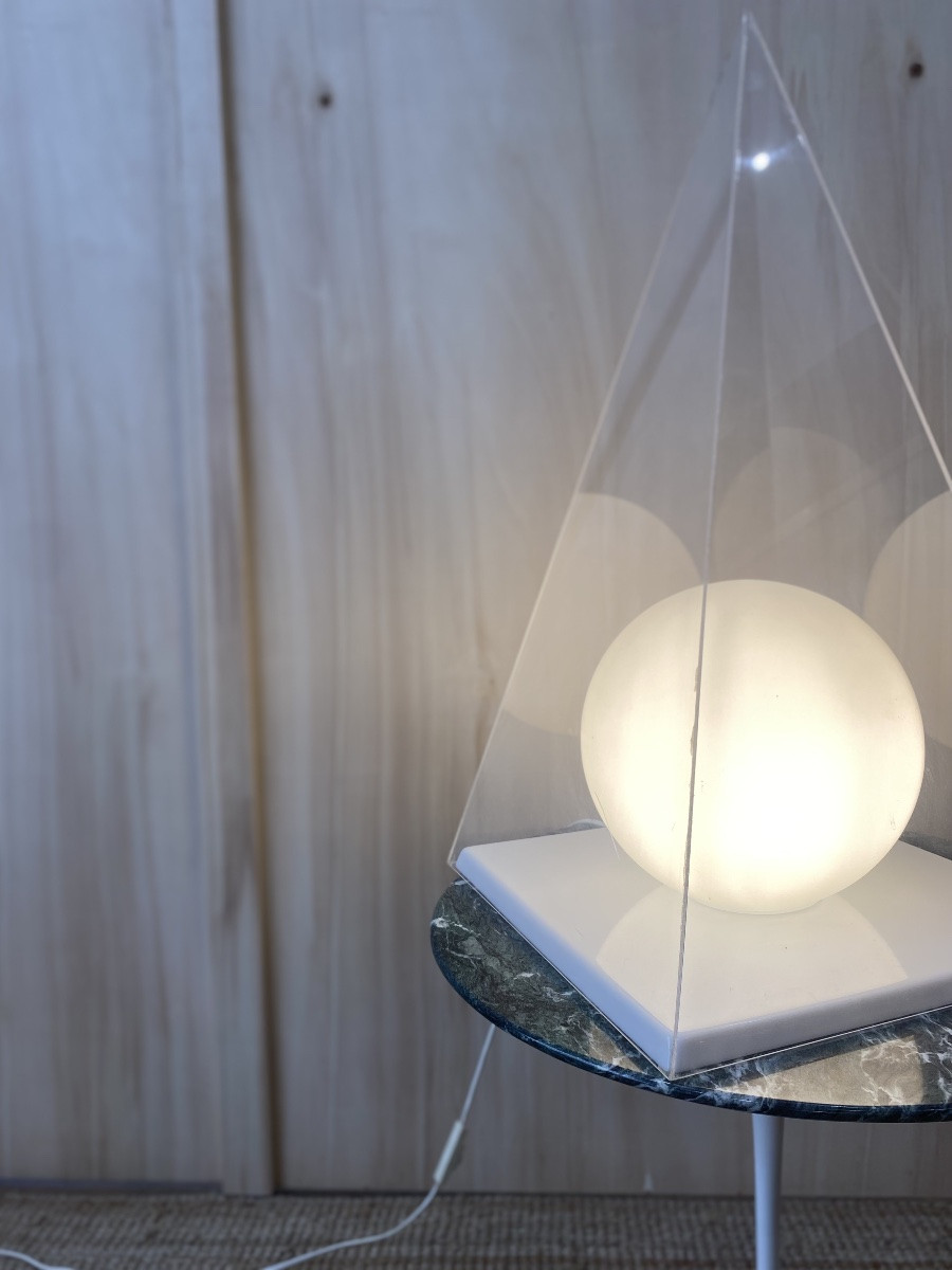 Pyramidal Lamp, 80's Design, Harco Loor -photo-2