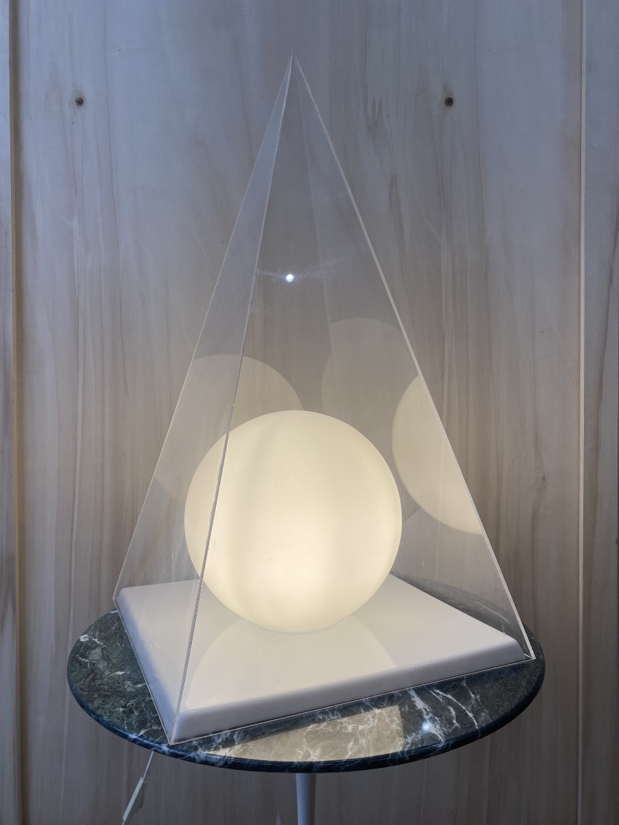 Pyramidal Lamp, 80's Design, Harco Loor -photo-3