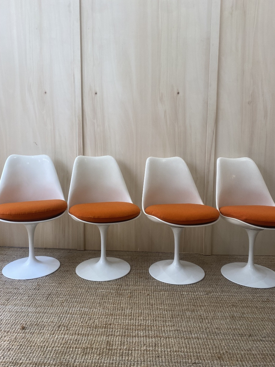 Set Of 4 Tulip Chairs - Knoll-photo-2