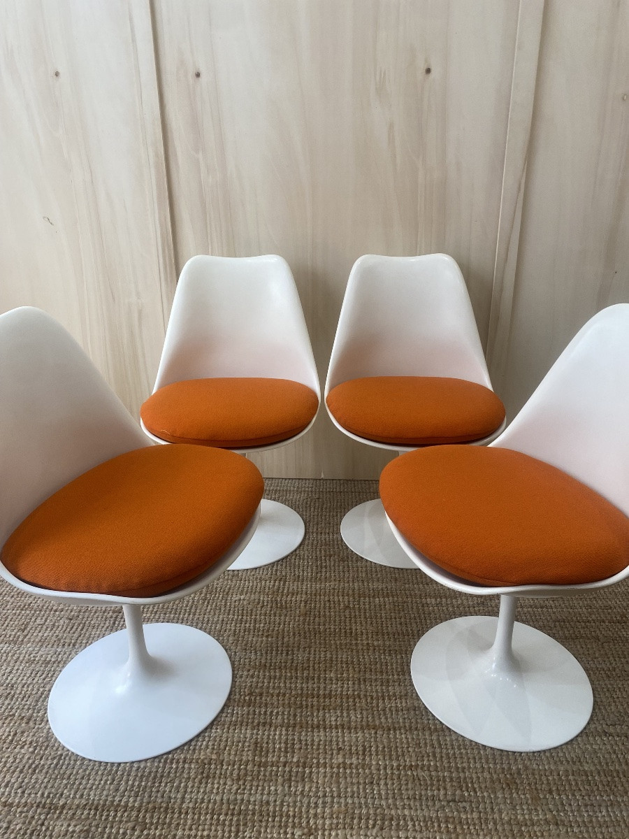 Set Of 4 Tulip Chairs - Knoll-photo-4