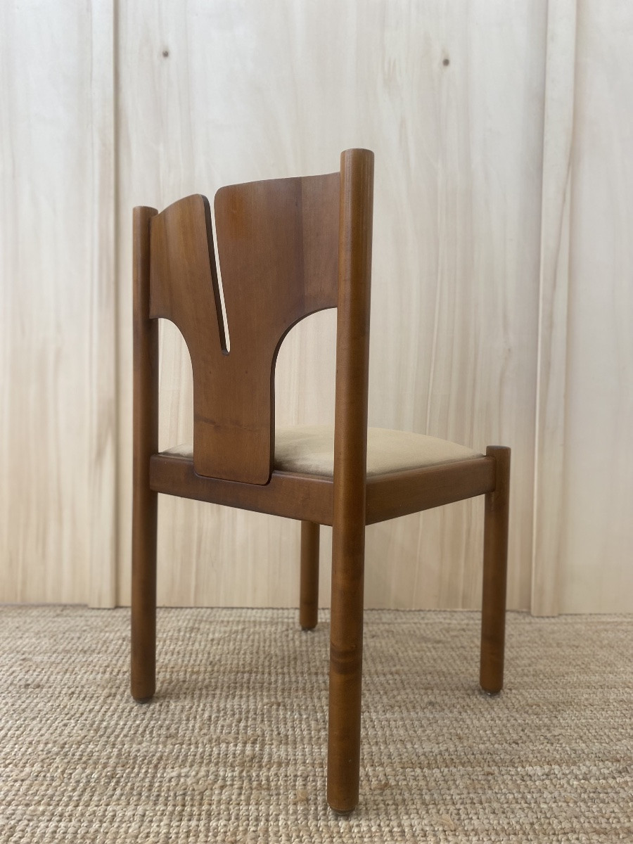 Set Of 6 Chairs - Mobilgirgi - Italy - 1960-photo-2