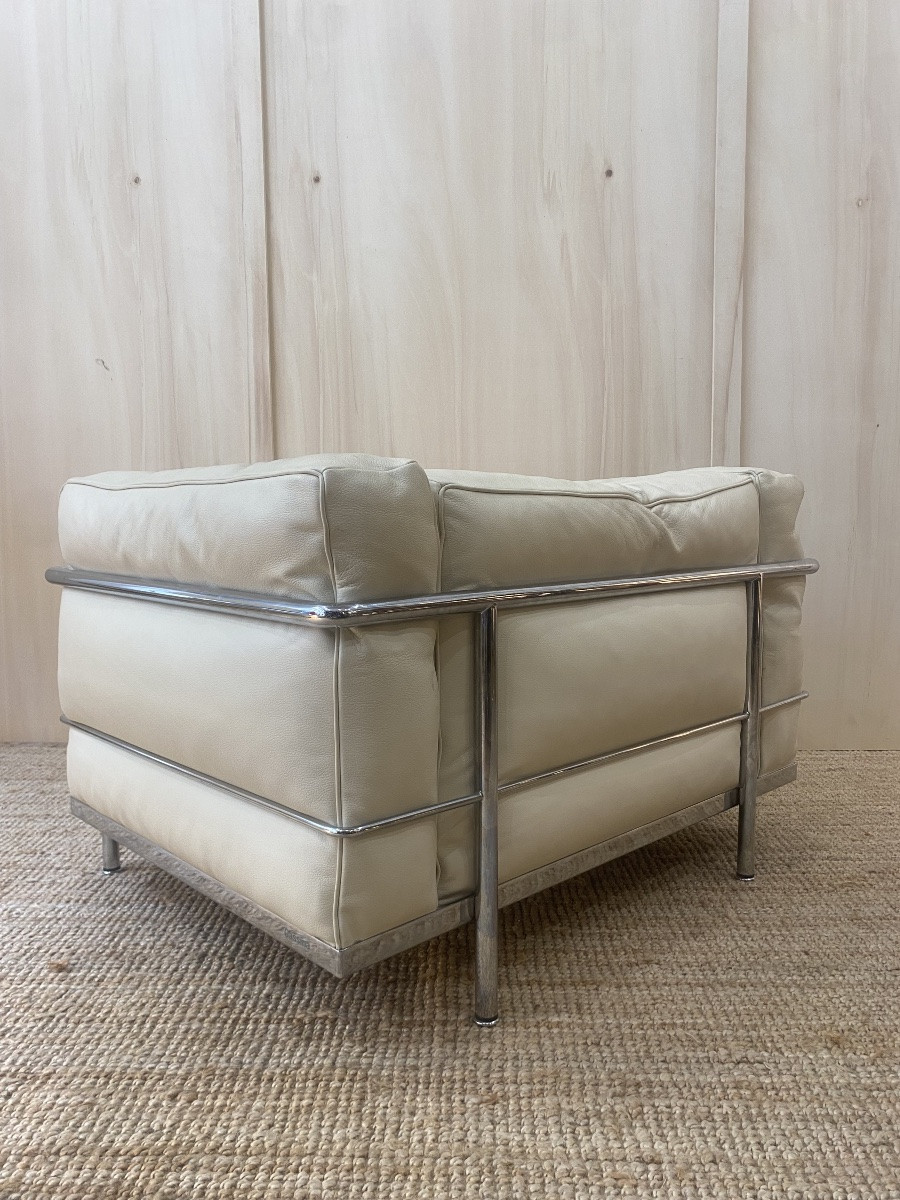 Cassina Lc3 Armchair - Luxury Feather Version-photo-2