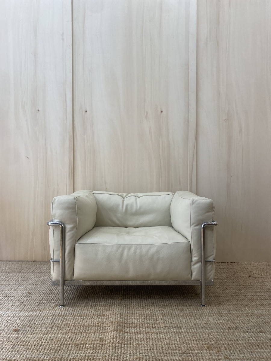 Cassina Lc3 Armchair - Luxury Feather Version-photo-5