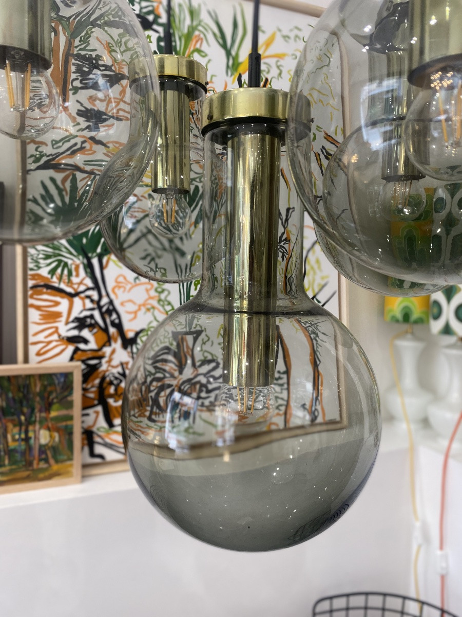 SUSPENSION « MAXI GLOBE » par RAAK AMSTERDAM, PAYS-BAS, 1968.-photo-2