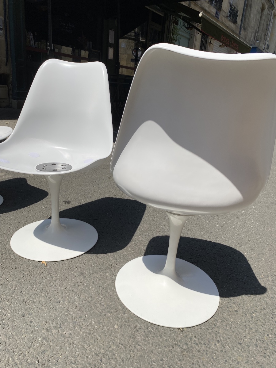 Chaises Tulipes d'Eero Saarinen pour Knoll -photo-1