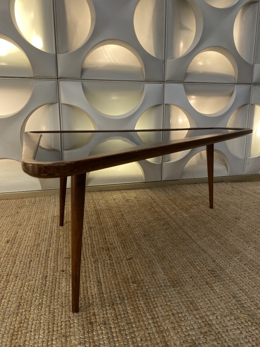 Table Basse Vintage de Charles Ramos Forme Libre 1950-photo-1