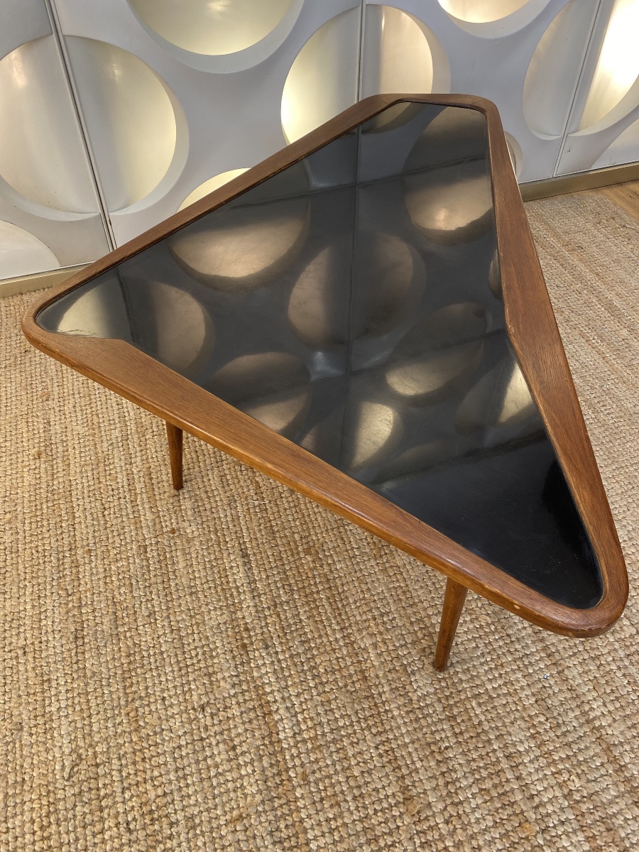 Table Basse Vintage de Charles Ramos Forme Libre 1950-photo-4