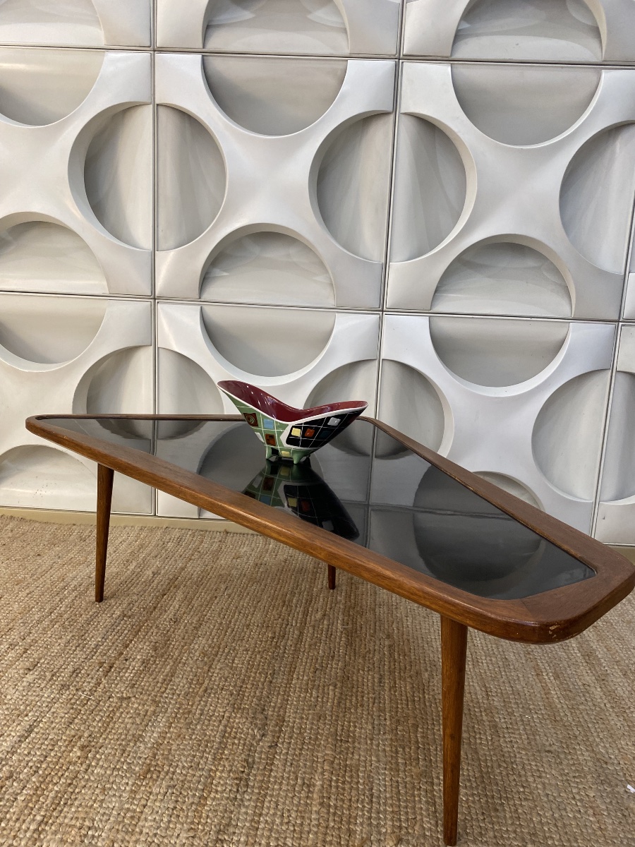 Table Basse Vintage de Charles Ramos Forme Libre 1950-photo-6