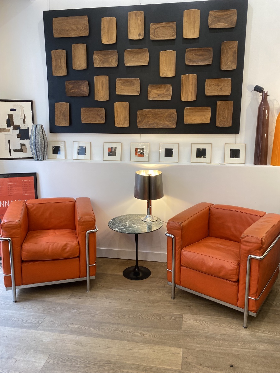  Lc2 Armchairs - Le Corbusier By Cassina 