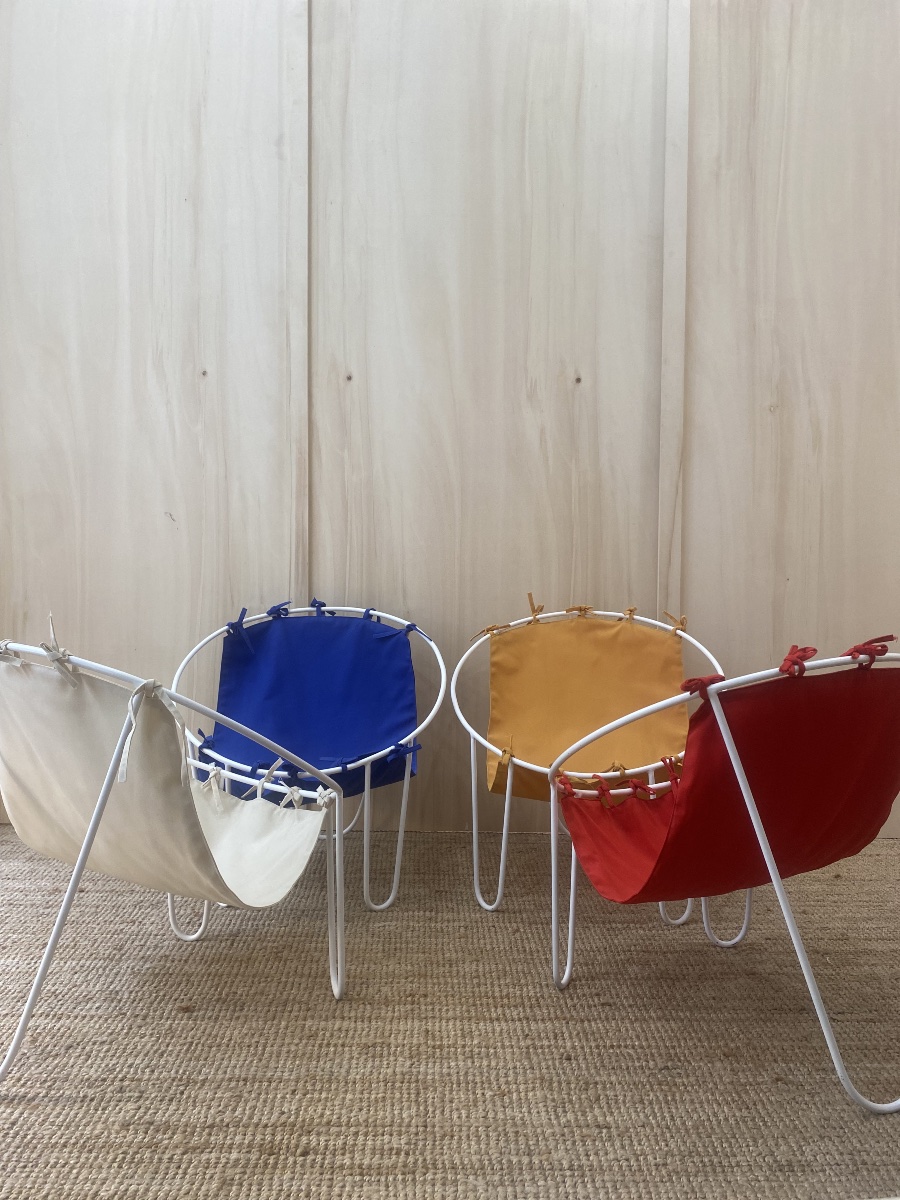4 Fauteuils d'extérieur - Années 1950 - France-photo-2