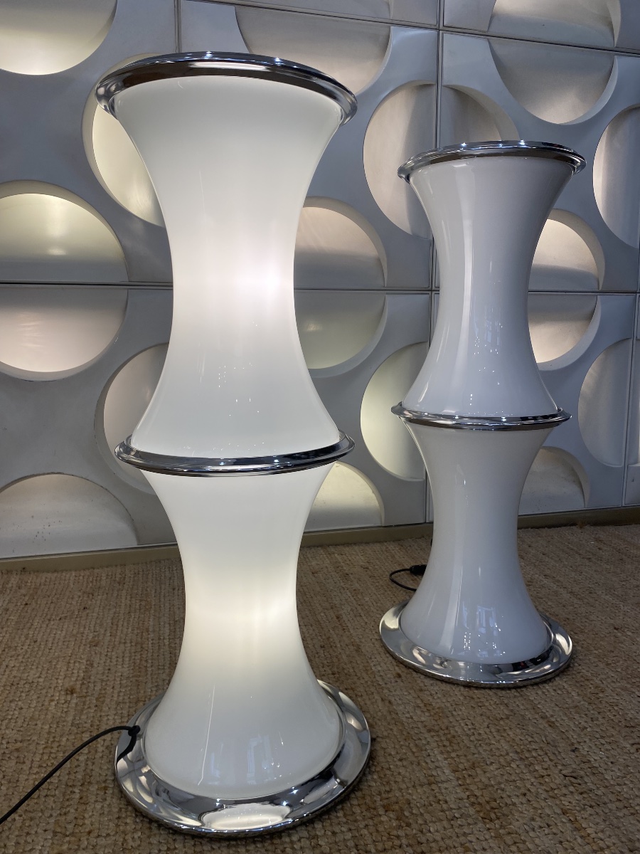 Bamboo Floor Lamps By Enrico Tronconi -