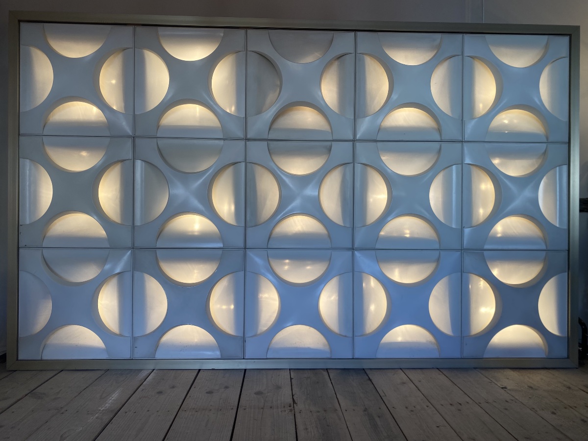 COMPOSITION D'APPLIQUES MURALES OYSTER PAR ROLF KRÜGER, 1960S, SET DE 15-photo-2
