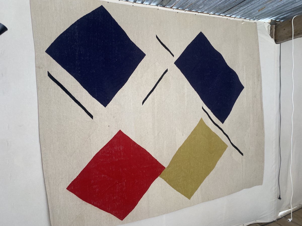 Tapestry - Kasimir Malevich Rug – 240 × 200 Cm - 100% Wool -photo-4