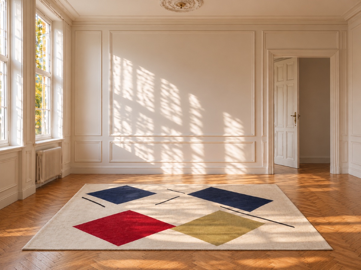 Tapisserie - Tapis de Kasimir Malevitch – 240 × 200 cm - 100 \\% Laine 