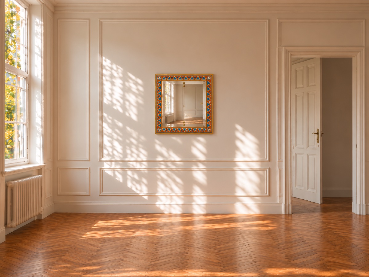 Grand miroir décoratif par Paolo De Poli-photo-2