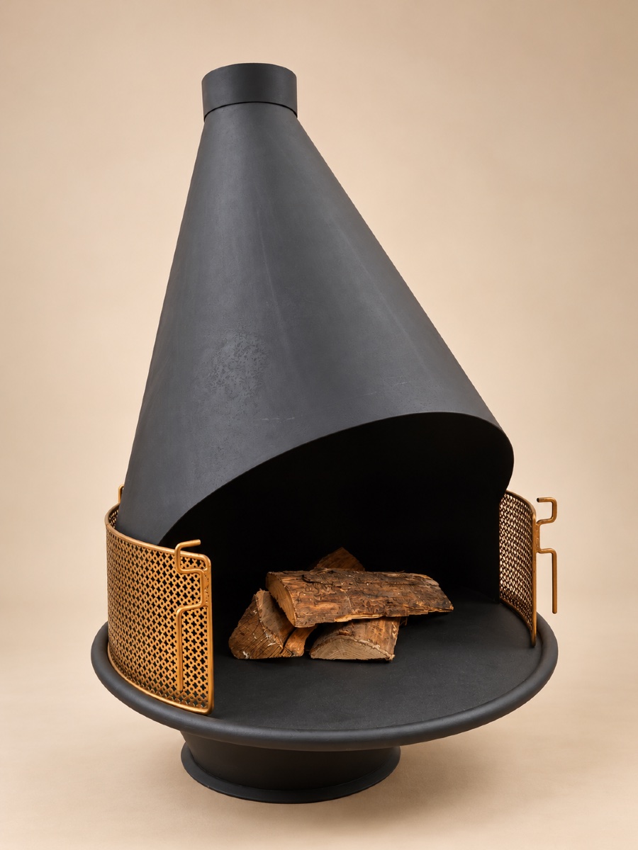 Open-hearth Fireplace - 1970s-photo-2