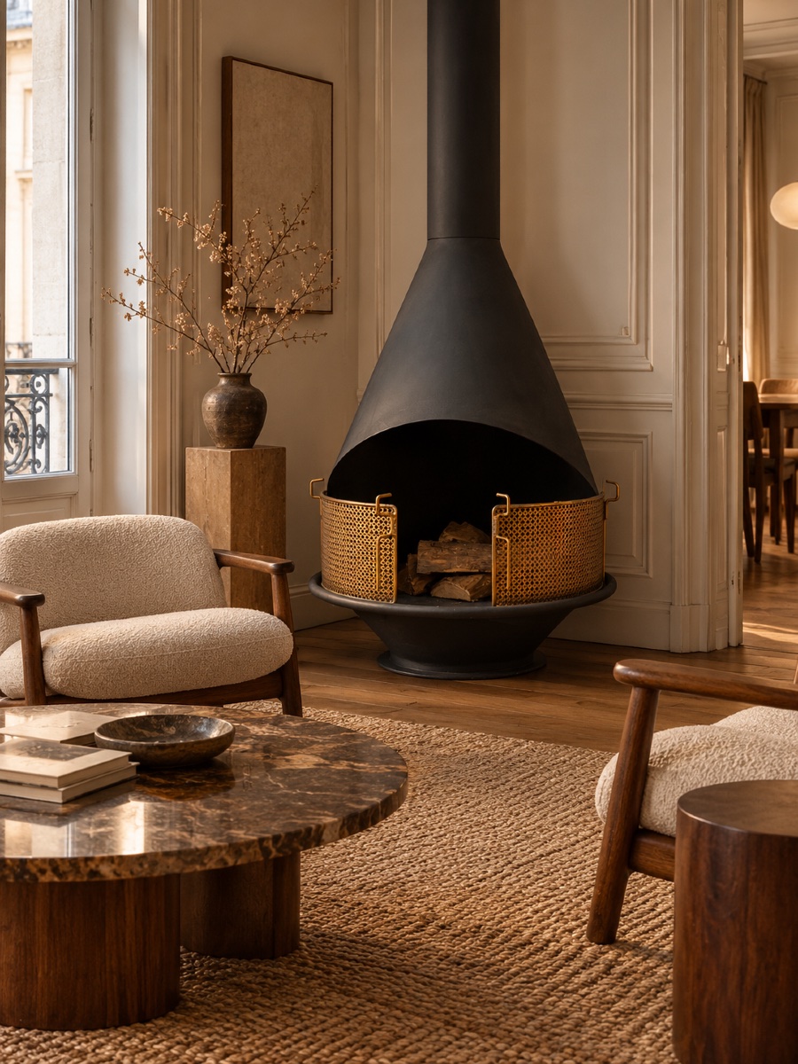 Open-hearth Fireplace - 1970s-photo-4