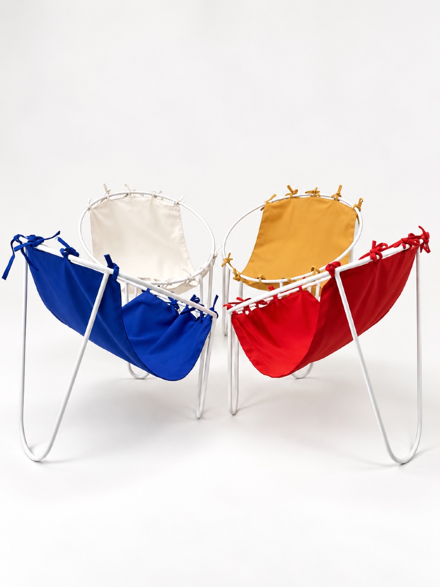4 FAUTEUILS D'EXTÉRIEUR - ANNÉES 1950 - FRANCE-photo-1