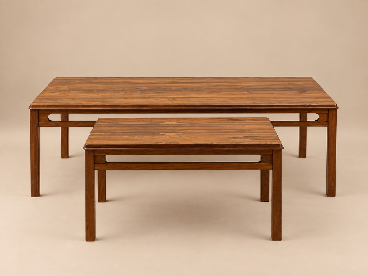 TABLES BASSES VINTAGE EN BOIS DE ROSE PAR RASMUS SOLBER POUR S MOBLER, 1960-photo-2