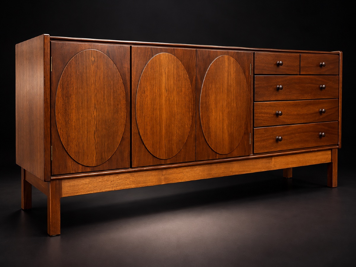 Jacques Hauville Sideboard For Roche Bobois, 1960s-photo-1