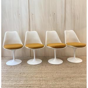 4 Chaises Tulipes Knoll International - Eero Saarinen