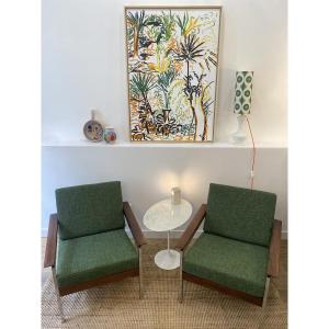 Paire de Fauteuils de Rob Parry edité par  De Ster Gelderland