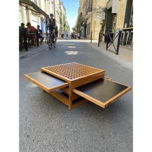 Tetra Coffee Table By Bernard Vuarnesson, France, 1980s