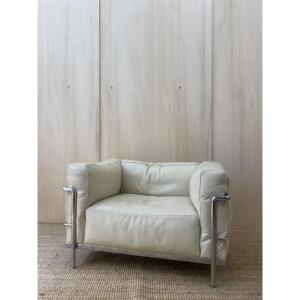 Lc3 Armchair, Le Corbusier By Cassina  - Deluxe Feather Version -