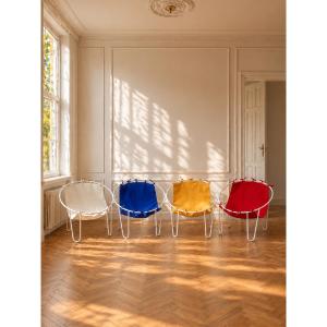 4 FAUTEUILS D'EXTÉRIEUR - ANNÉES 1950 - FRANCE