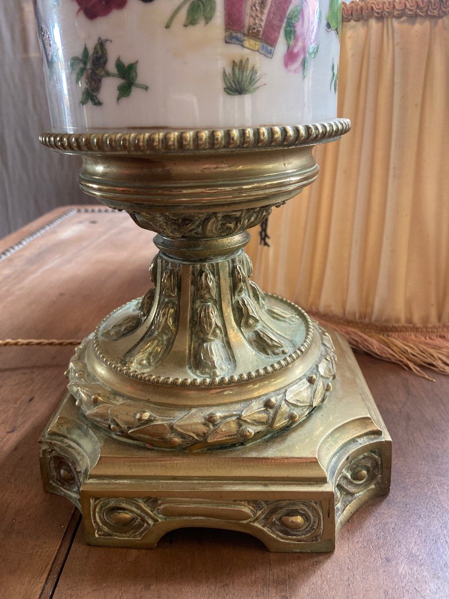 Canton Porcelain Lamp-photo-3