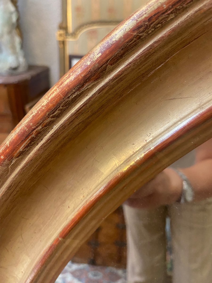 4 Golden Wood Mirrors -photo-4