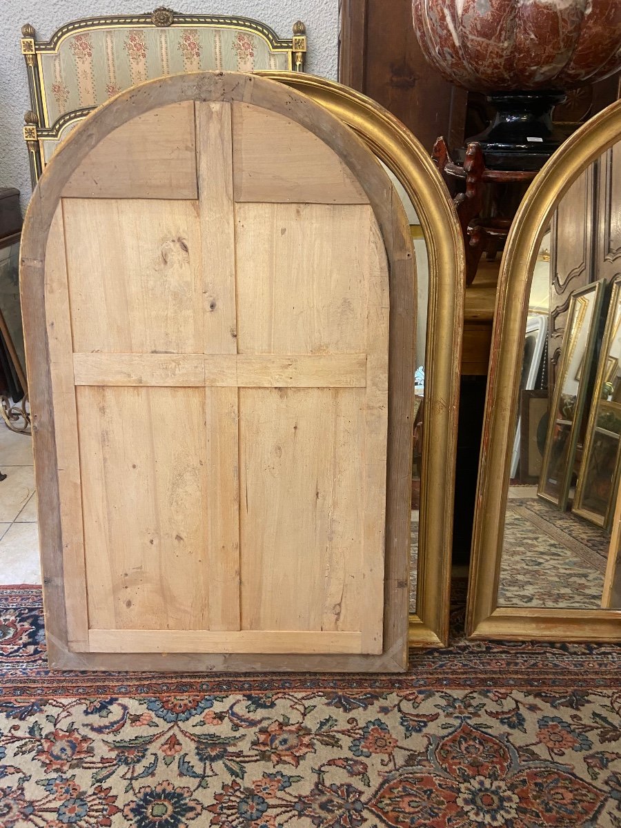 4 Golden Wood Mirrors -photo-1