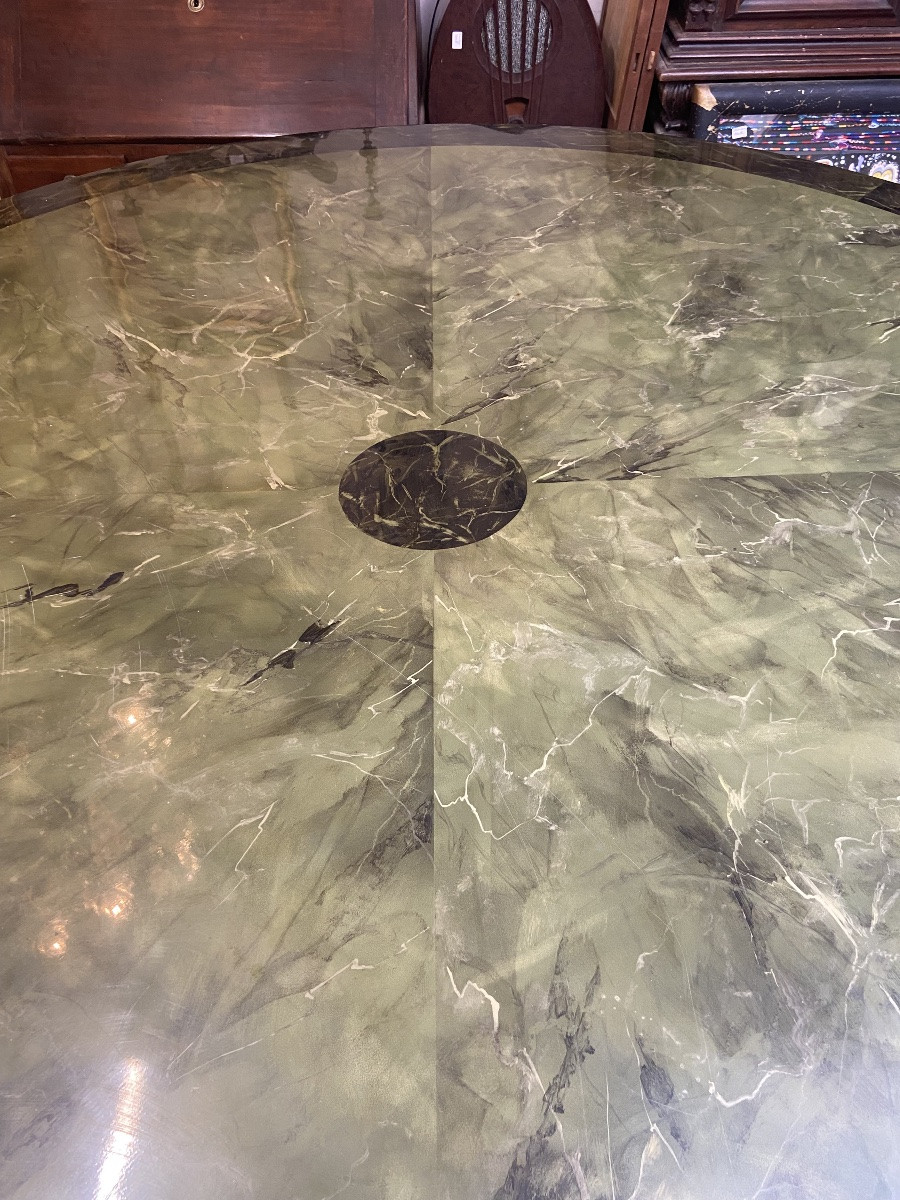 Guéridon large 20eme -photo-3