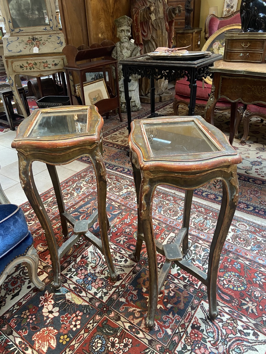 Paire de petites tables -photo-4