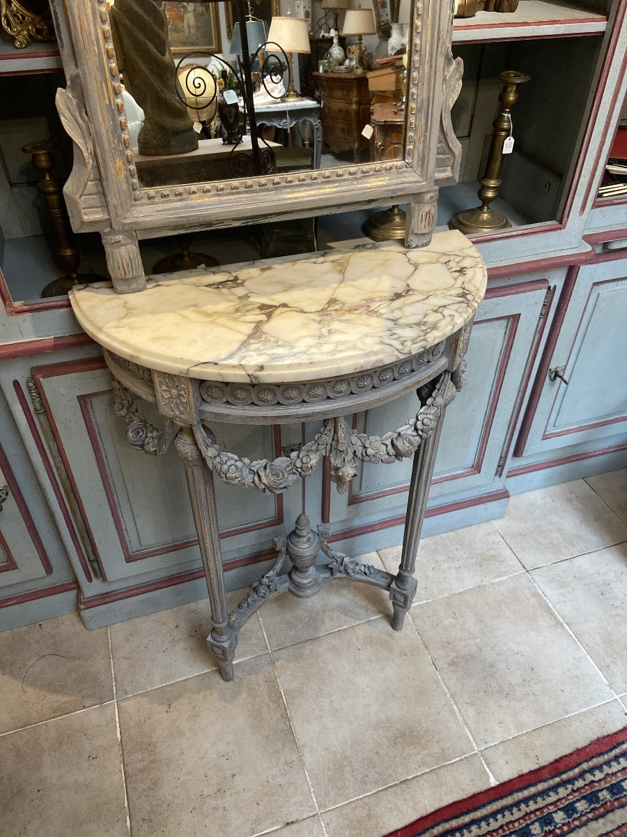 19th Century Console And Mirror -photo-4