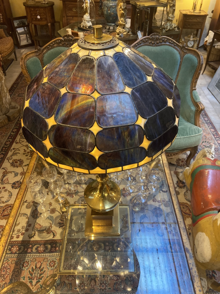 70s Tiffany Lamp-photo-3