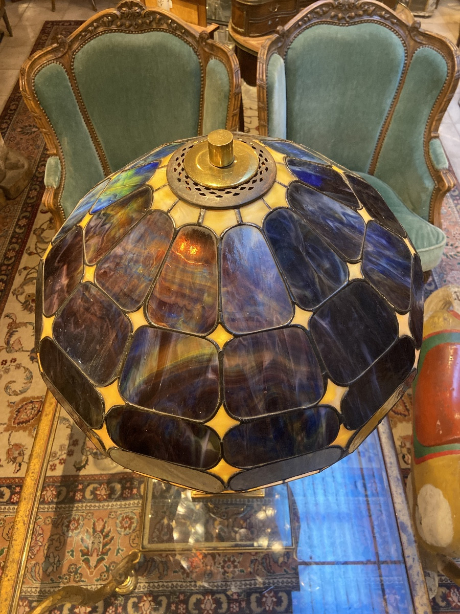 70s Tiffany Lamp-photo-4