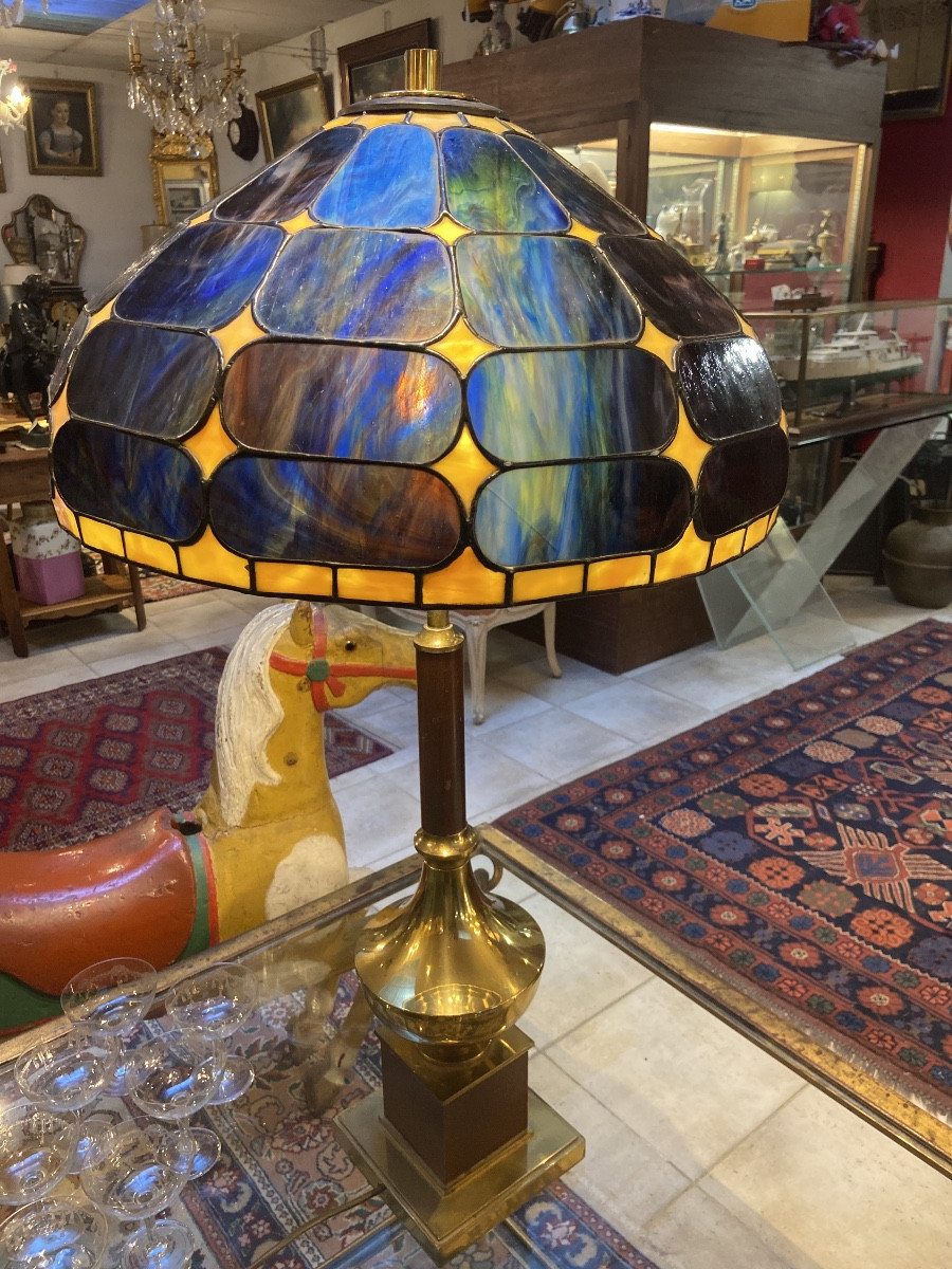 70s Tiffany Lamp-photo-3