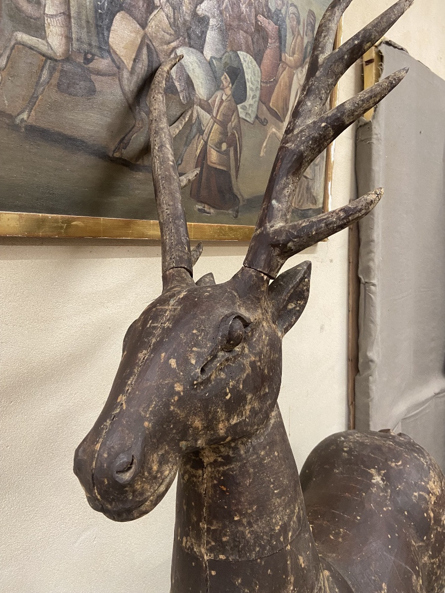 Cerf en bois -photo-2