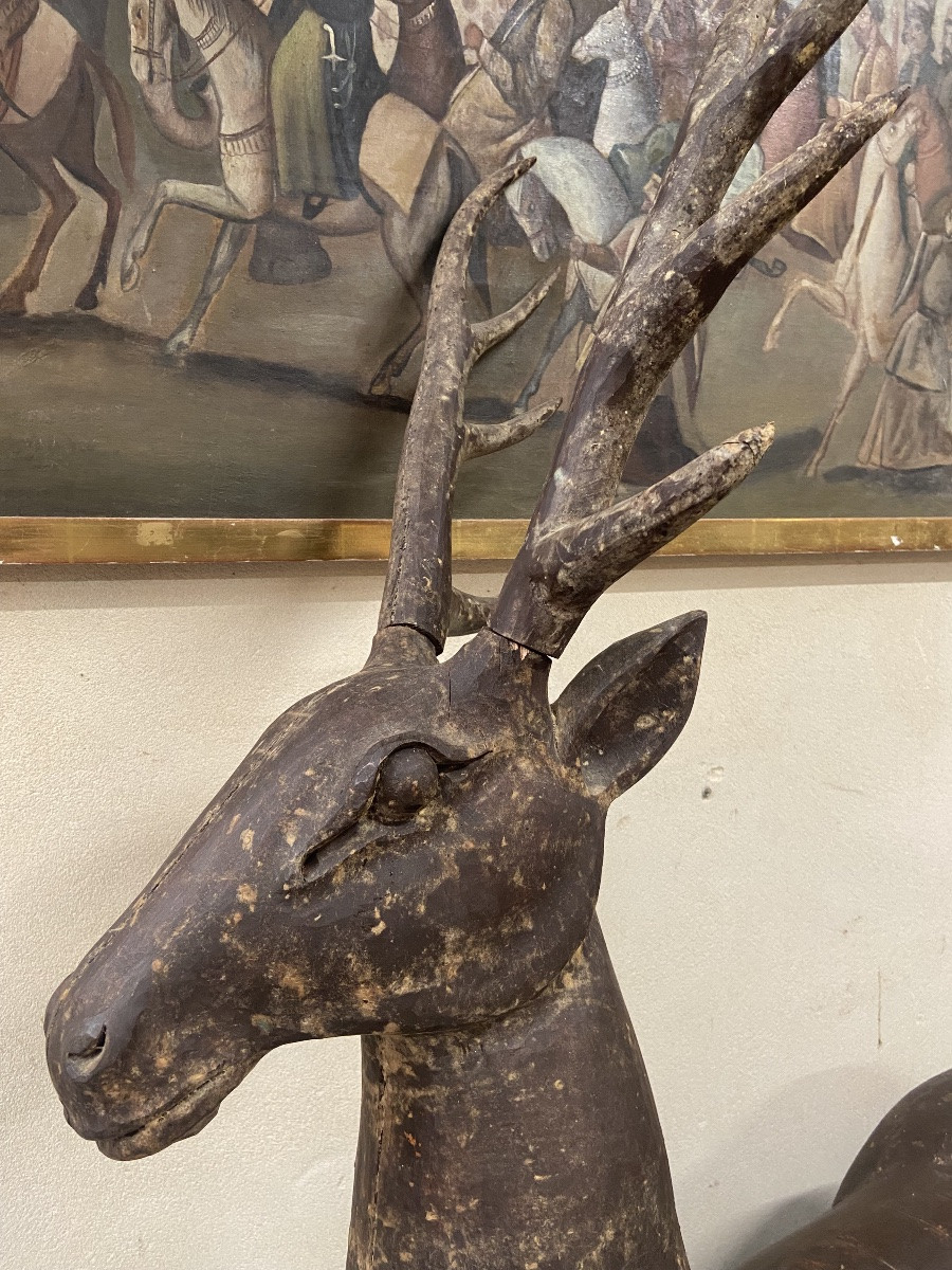 Cerf en bois -photo-2