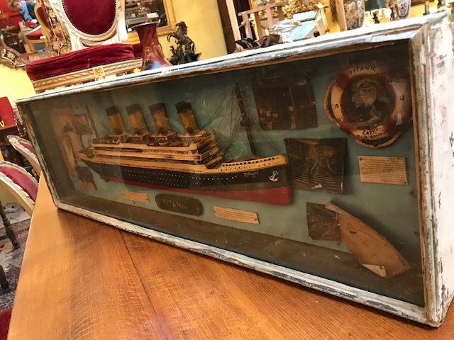 Maquette Du Titanic En Bois -photo-2