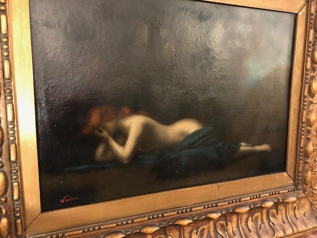 Naked Woman Oil On Canvas-photo-2