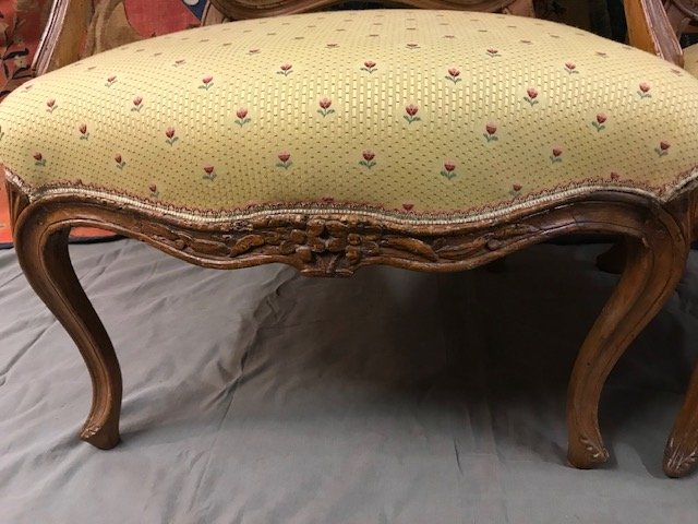 Pair Of 18th Armchairs-photo-4
