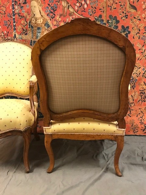 Pair Of 18th Armchairs-photo-4