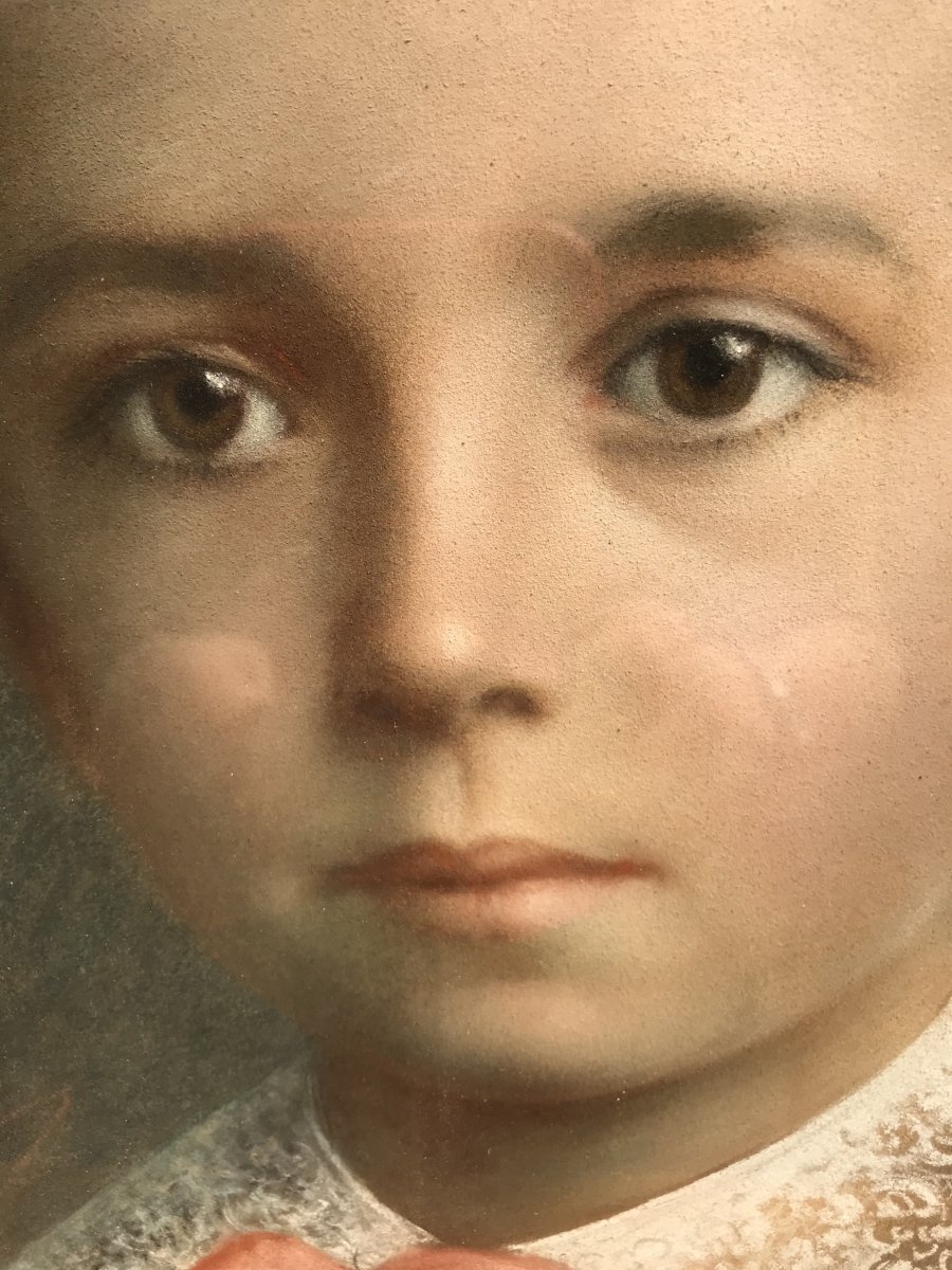 Portrait Pastel 19eme 