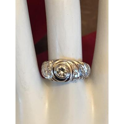 White Gold Diamond Ring