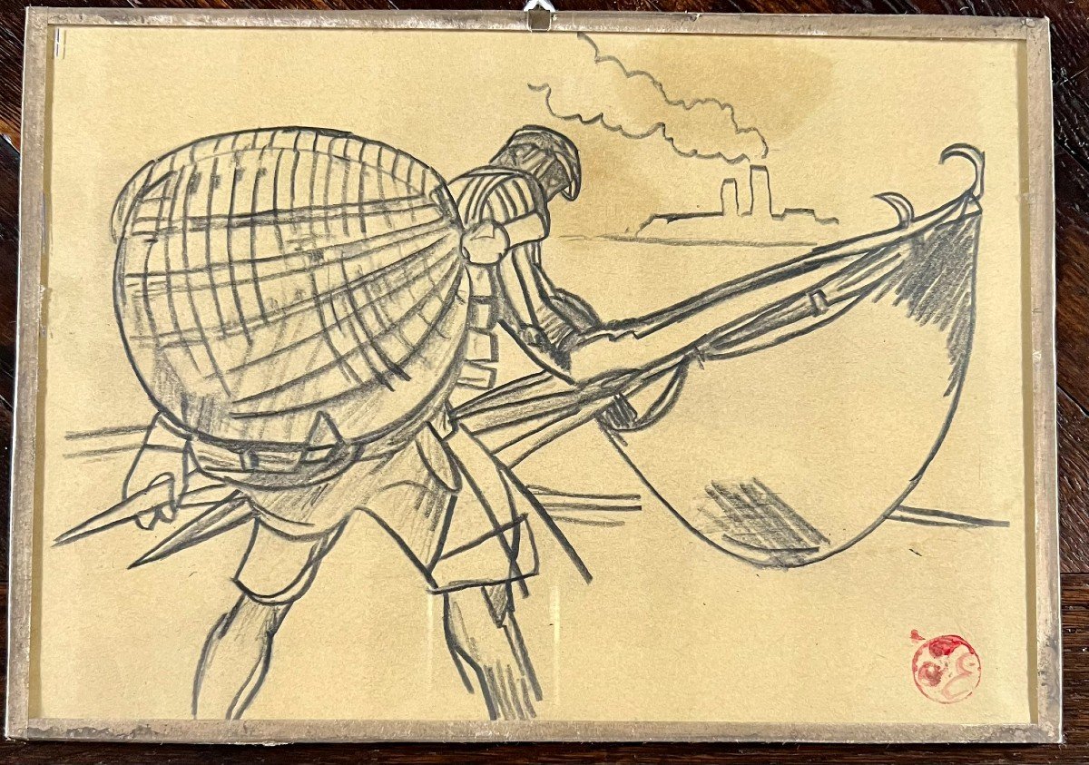 11  Drawings. Breton School Early 20th Century-photo-5